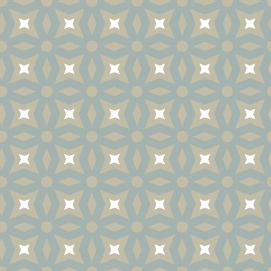 geometrik süsleme biçiminde kusursuz vektör deseni