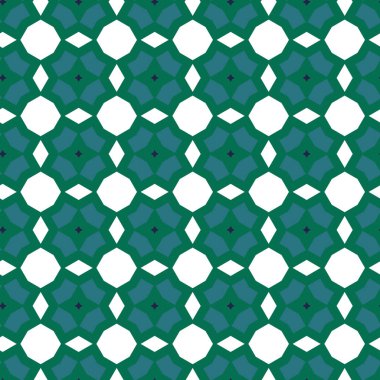 geometrik süsleme biçiminde kusursuz vektör deseni