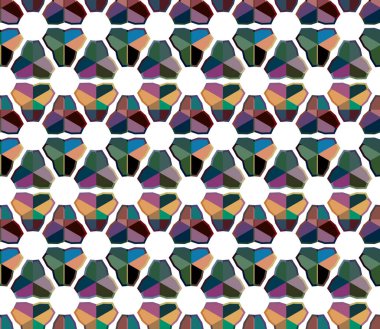 Geometrik süs tarzında soyut arkaplan dokusu. Kusursuz tasarım.