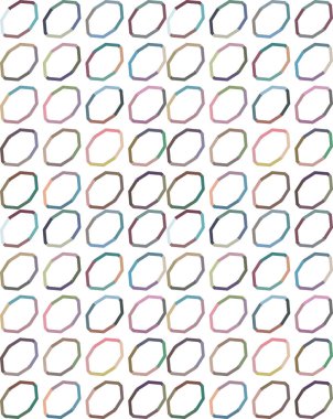 Geometrik süslemeli vektör deseni. Kusursuz tasarım dokusu.