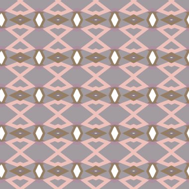 Dikişsiz geometrik süs vektör deseni. Soyut arka plan