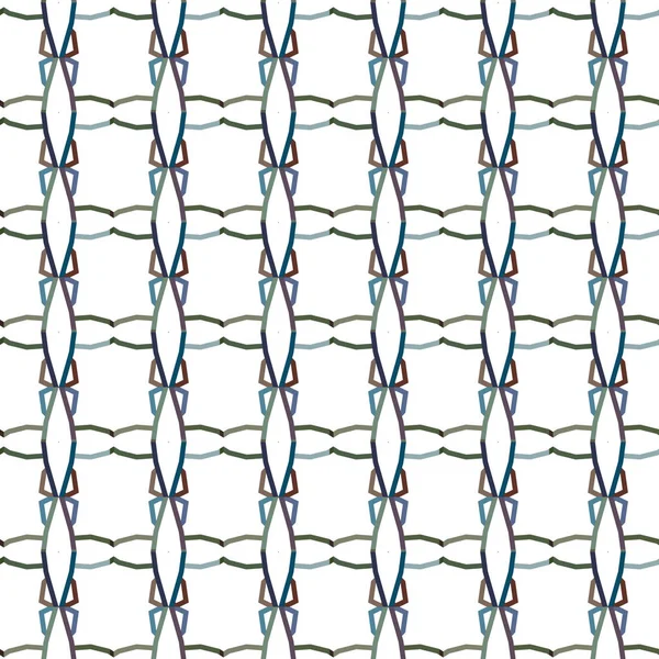 Motif Vectoriel Sans Couture Dans Style Ornemental Géométrique — Image vectorielle