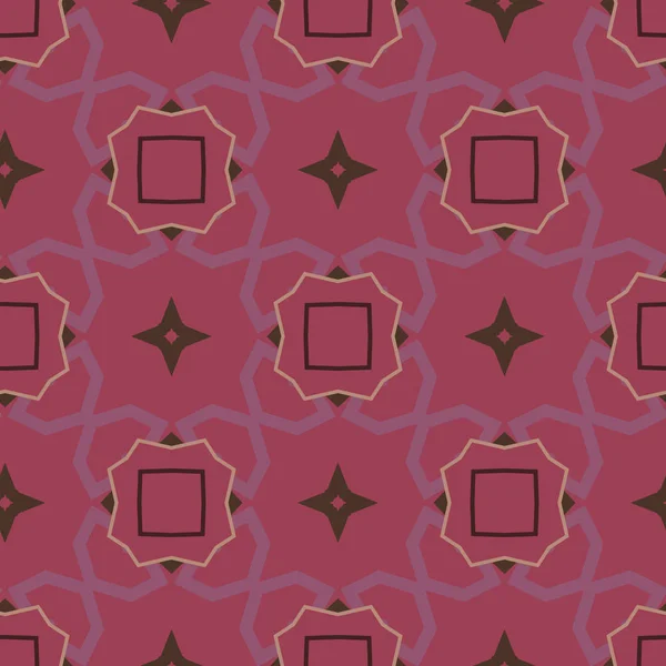 Geometrik süslemeli vektör deseni. Kusursuz tasarım dokusu.
