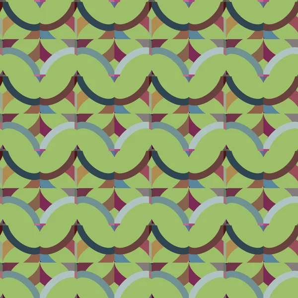 Abstrakte Hintergrundtextur Geometrischen Ornamentalen Stil Nahtloses Design — Stockvektor