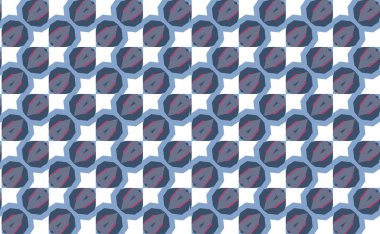 Geometrik süslemeli vektör deseni. Kusursuz tasarım dokusu.