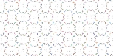 Geometrik süslemeli vektör deseni. Kusursuz tasarım dokusu.