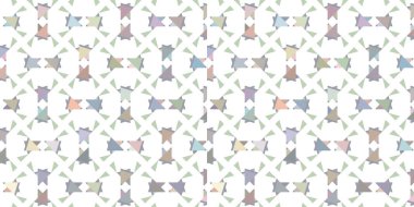 Geometrik süslemeli vektör deseni. Kusursuz tasarım dokusu.