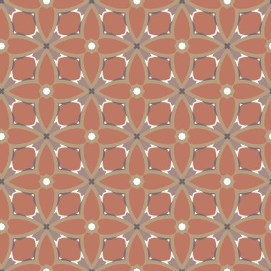 Dikişsiz geometrik süs vektör deseni. Soyut arka plan