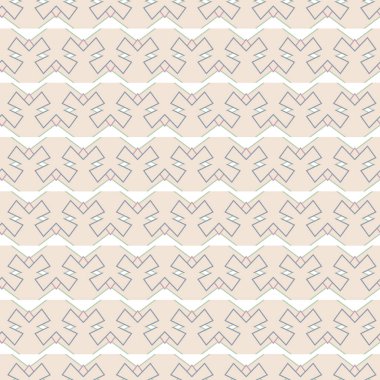 Geometrik süslemeli vektör deseni. Kusursuz tasarım dokusu.