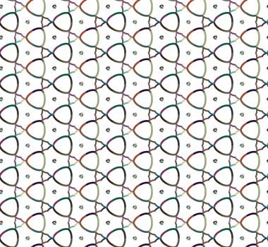 Geometrik süslemeli vektör deseni. Kusursuz tasarım dokusu.