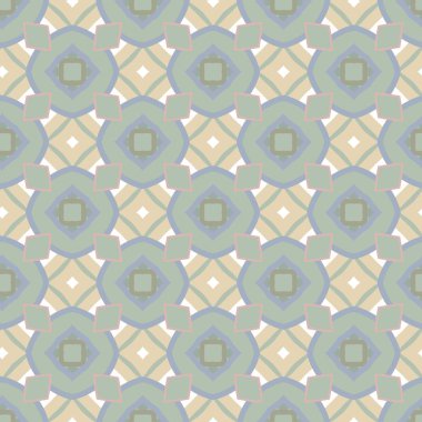 Geometrik süslemeli vektör deseni. Kusursuz tasarım dokusu.