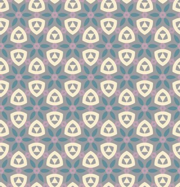 Geometrik süslemeli vektör deseni. Kusursuz tasarım dokusu.