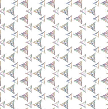 Dikişsiz geometrik süs vektör deseni. Soyut arka plan