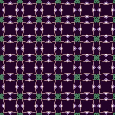 Kusursuz Vektör Deseni. Geometrik Süsleme Biçiminde Arkaplan DokusuName.