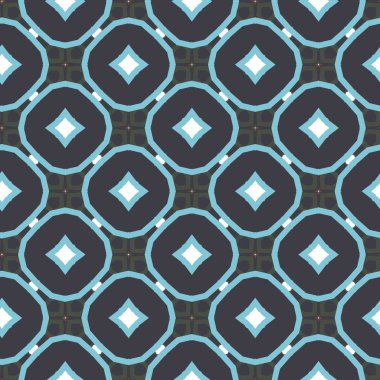 geometrik süsleme biçiminde kusursuz vektör deseni