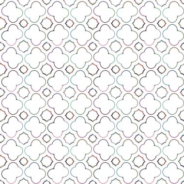 Dikişsiz geometrik süs vektör deseni. Soyut arka plan