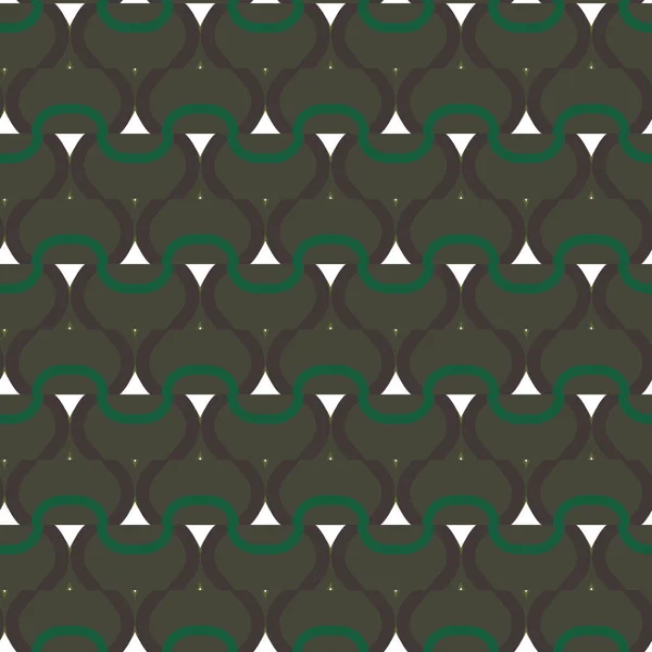 Geometrisches Ornamentales Vektormuster Nahtlose Design Textur — Stockvektor