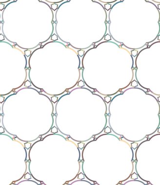 Kusursuz Vektör Deseni. Geometrik Süsleme Biçiminde Arkaplan DokusuName.