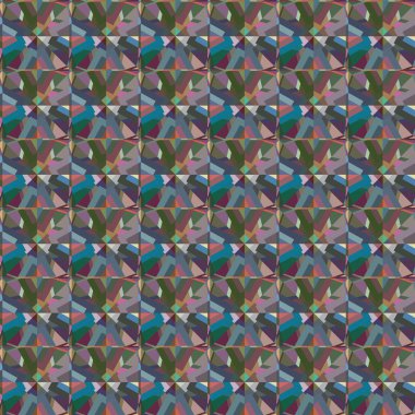 Geometrik süslemeli vektör deseni. Kusursuz tasarım dokusu.
