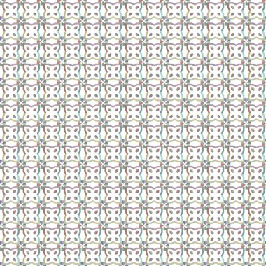 geometrik süsleme biçiminde kusursuz vektör deseni