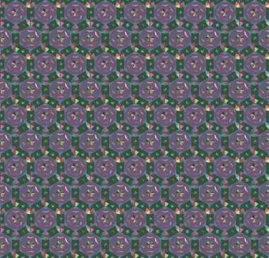 Geometrik süslemeli vektör deseni. Kusursuz tasarım dokusu.