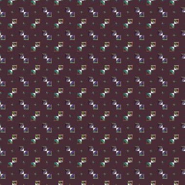 Kusursuz Vektör Deseni. Geometrik Süsleme Biçiminde Arkaplan DokusuName.