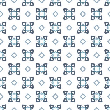 Geometrik süslemeli vektör deseni. Kusursuz tasarım dokusu.