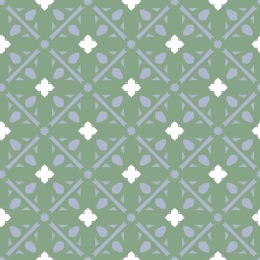 geometrik süsleme biçiminde kusursuz vektör deseni