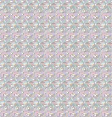 Geometrik süslemeli vektör deseni. Kusursuz tasarım dokusu.