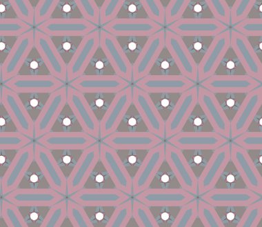 Kusursuz Vektör Deseni. Geometrik Süsleme Biçiminde Arkaplan DokusuName.