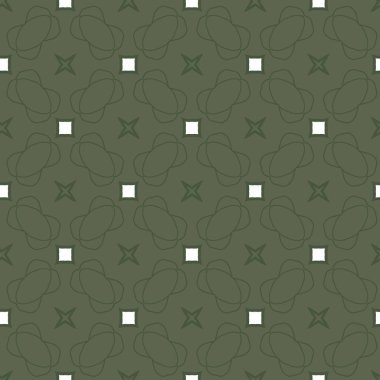 geometrik süsleme biçiminde kusursuz vektör deseni