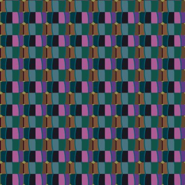 geometrik süsleme biçiminde kusursuz vektör deseni