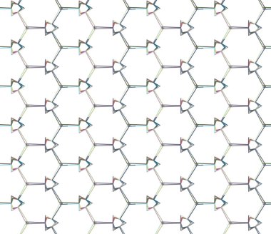Geometrik süs tarzında soyut arkaplan dokusu. Kusursuz tasarım.