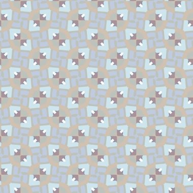 geometrik süsleme biçiminde kusursuz vektör deseni