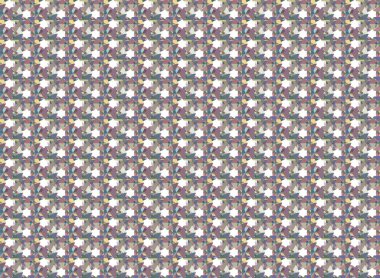 Geometrik süslemeli vektör deseni. Kusursuz tasarım dokusu.