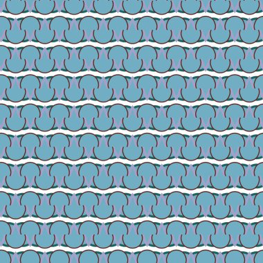 geometrik süsleme biçiminde kusursuz vektör deseni