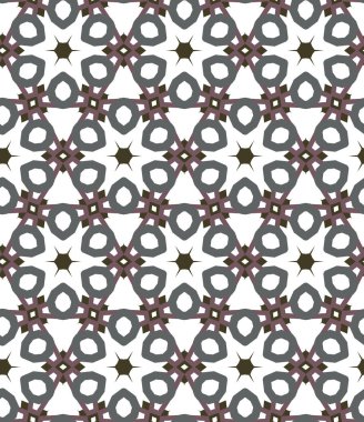 Dikişsiz geometrik süs vektör deseni. Soyut arka plan