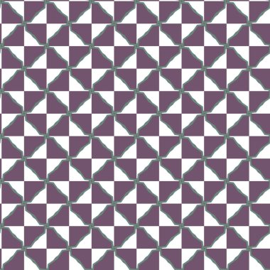 geometrik süsleme biçiminde kusursuz vektör deseni