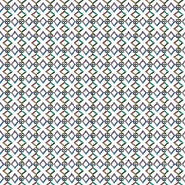 Geometrik süslemeli vektör deseni. Kusursuz tasarım dokusu.