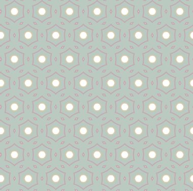 geometrik süsleme biçiminde kusursuz vektör deseni