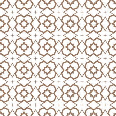 Dikişsiz geometrik süs vektör deseni. Soyut arka plan