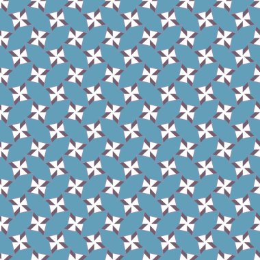 Geometrik süslemeli vektör deseni. Kusursuz tasarım dokusu.