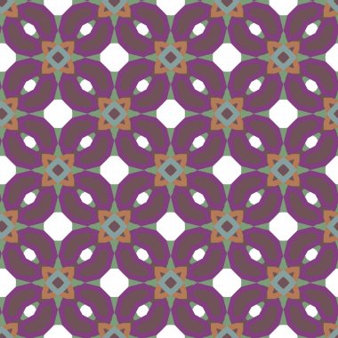 Kusursuz Vektör Deseni. Geometrik Süsleme Biçiminde Arkaplan DokusuName.