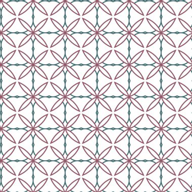 Dikişsiz geometrik süs vektör deseni. Soyut arka plan