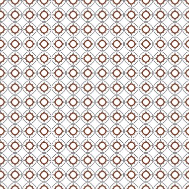 Geometrik süslemeli vektör deseni. Kusursuz tasarım dokusu.
