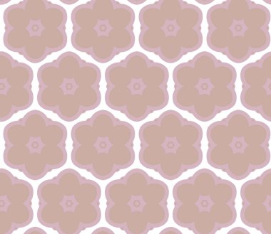 geometrik süsleme biçiminde kusursuz vektör deseni