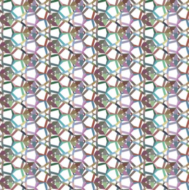 Kusursuz Vektör Deseni. Geometrik Süsleme Biçiminde Arkaplan DokusuName.