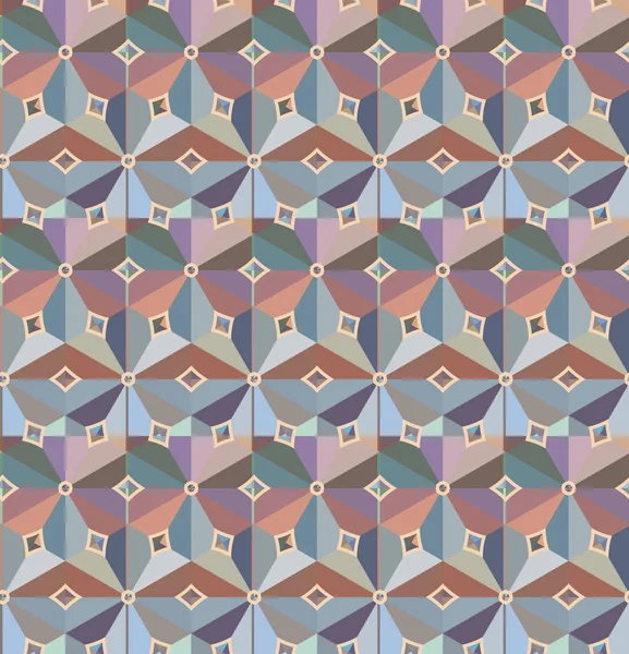 Geometrisches Ornamentales Vektormuster Nahtlose Design Textur — Stockvektor