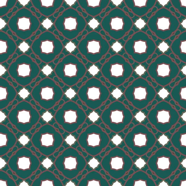 Motif Vectoriel Sans Couture Dans Style Ornemental Géométrique — Image vectorielle