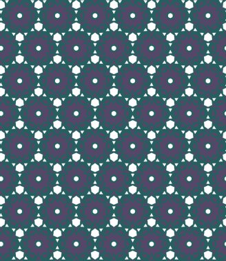 geometrik süsleme biçiminde kusursuz vektör deseni